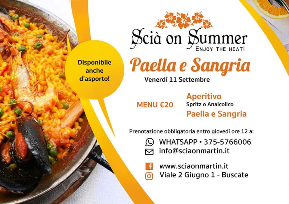 Serata Paella e Sangria