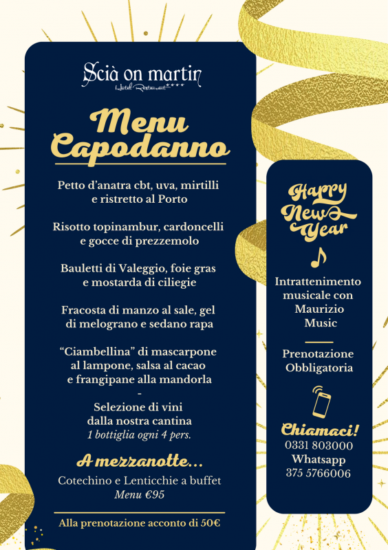 Capodanno 2023 Scià Capodanno 2023 Scià